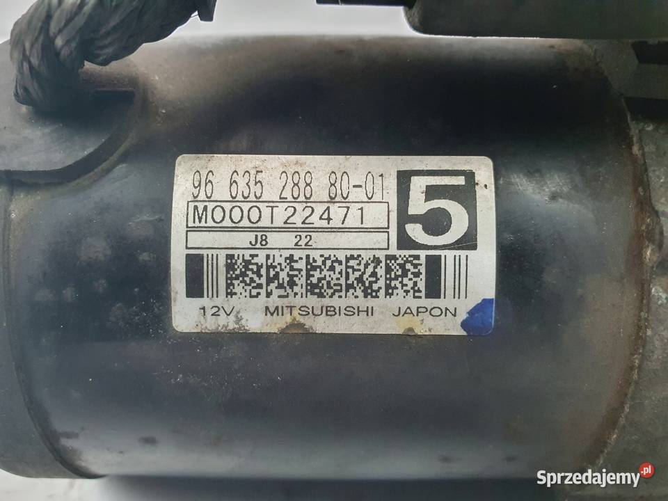 ROZRUSZNIK Peugeot 3008 16 HDI 9663528880 Układ elektryczny silnika Chełm