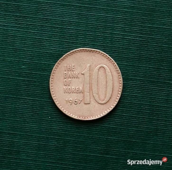 Korea Południowa 10 wonów 1967r