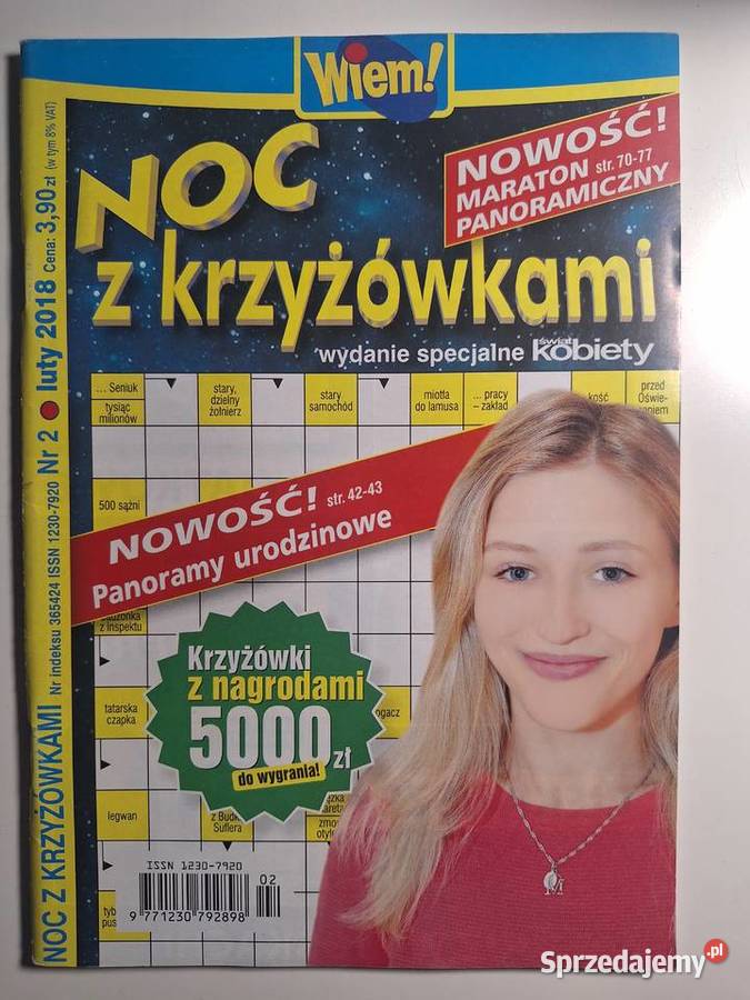 NOC Z KRZYŻÓWKAMI Wydanie Specjalne Kobiety mazowieckie Warszawa sprzedam
