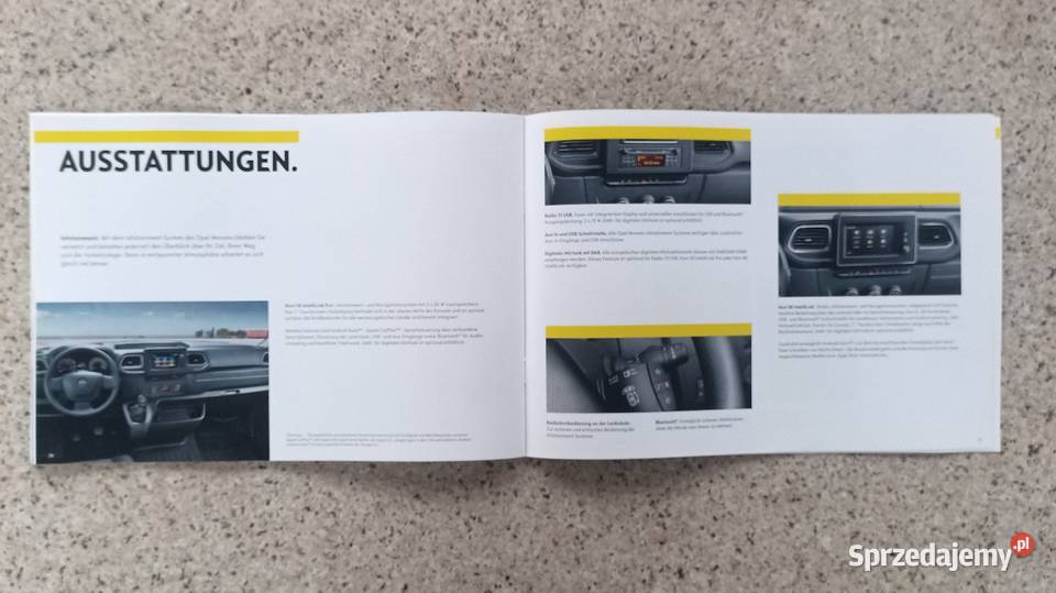 OPEL Movano Prospekt miękka śląskie