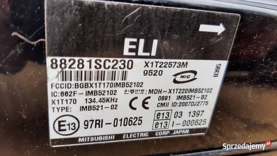 moduł sterownik subaru forester III 20D 147 osobowe Dębno