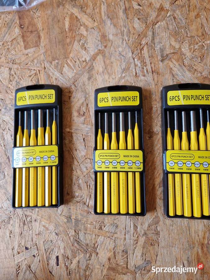 WYBIJAKI PRZEBIJAKI ZESTAW WYBIJAKÓW BLACK 6 CR Głogowa