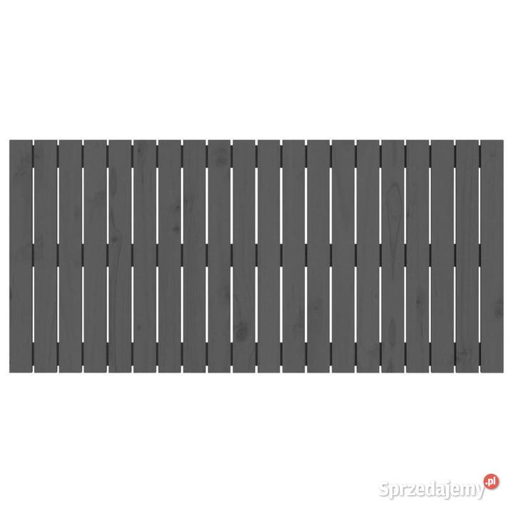 Wezgłowie łóżka szare 1275x3x60 lite drewno Warszawa sprzedam
