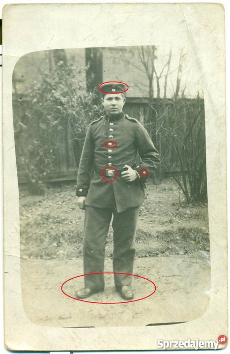 Brandenburg 71216 żołnierz niemiecki 1 wojna Ostrów Wielkopolski