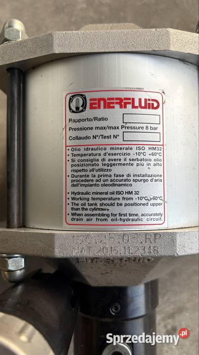 Mnożnik wzmacniacz ciśnienia 1602505RP enerfuid