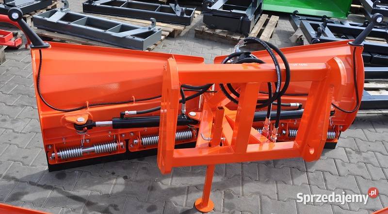 Duży mocny pług do śniegu tuz tur strzałka Metal śląskie