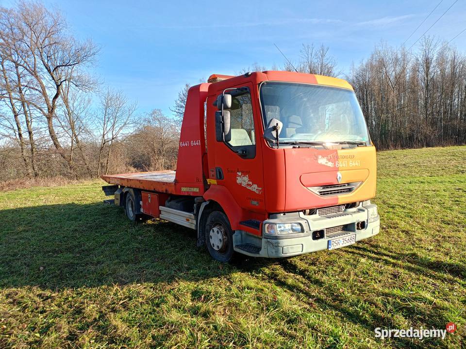 Renault Midlum Pomoc drogowa 91696km Autolawety podkarpackie Czudec