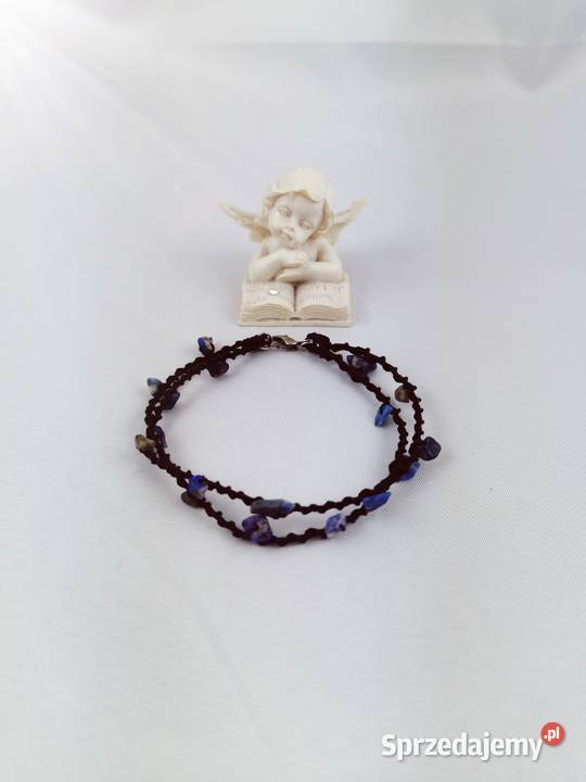 Bransoletka frywolitkowa Wiśniowa sprzedam