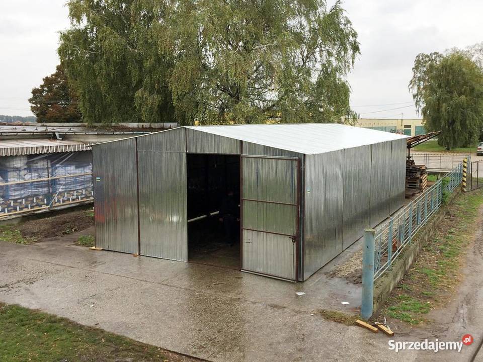 Blaszana montowana hala 712 m ocynkowana brama Sprzedaż Kraków sprzedam