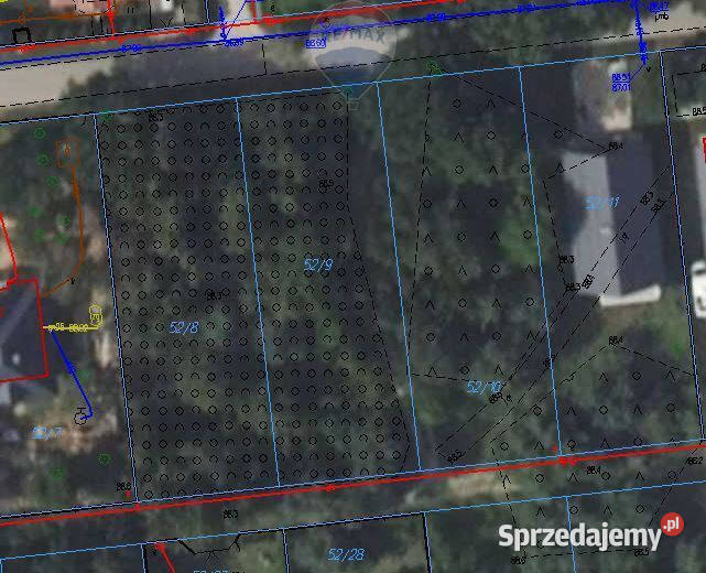 Działka budowlana 802 m Błędowo 5210