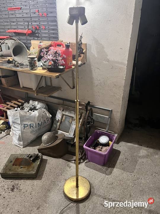 mosiężna lampa podłogowa Holtktter Leuchten w Zgorzelec
