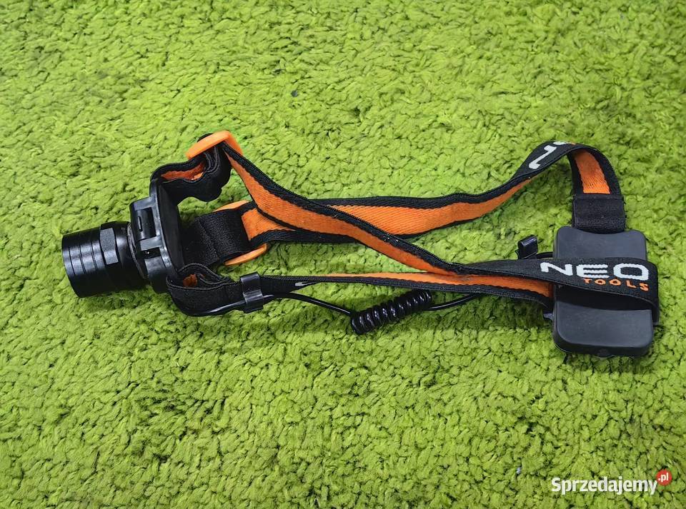 Latarka czołowa Neo 99200 Latarka 400 lum zoom Sport i Wypoczynek