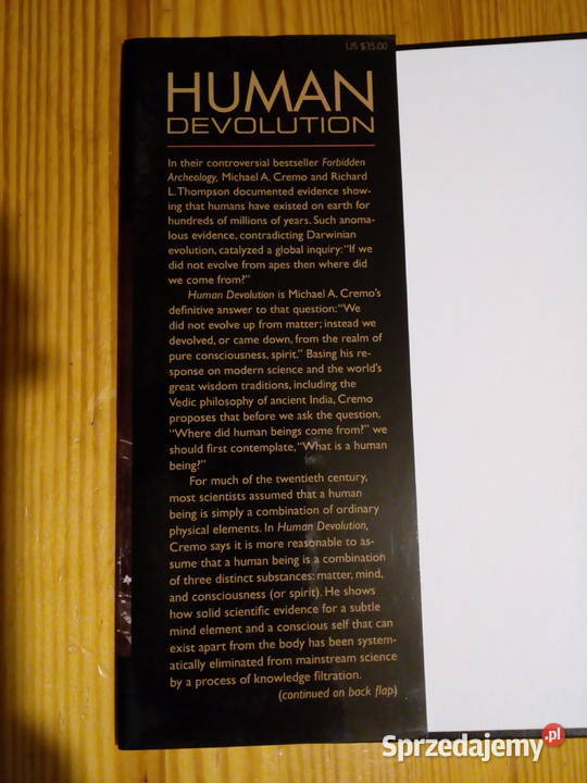 Książka Human Devolution A Vedic Alternative to Człuchów