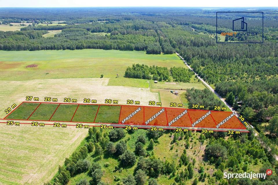 działki w pięknej lokalizacji Orzyny