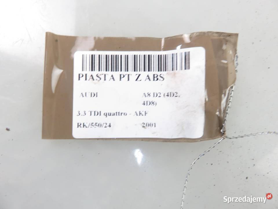 PIASTA TYLNA PRAWA AUDI A8 D2 33 TDI V8 Piasty i łożyska kół małopolskie