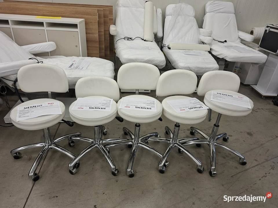 Taboret kosmetyczny GHARIENI 5 sztuk regulowany Warszawa