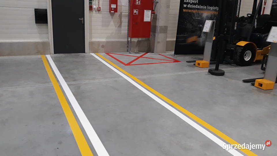 Malowanie linii Oznakowanie poziome Parkingi Gliwice