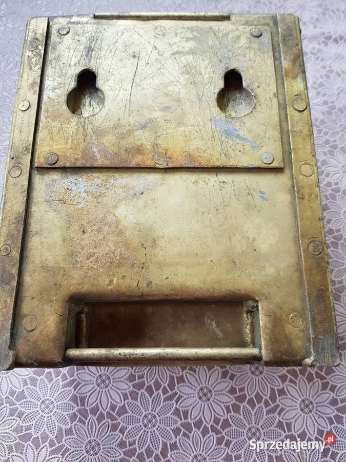 AluminiumPKPPiękna duża zabytkowa popielniczka z zachodniopomorskie Barlinek