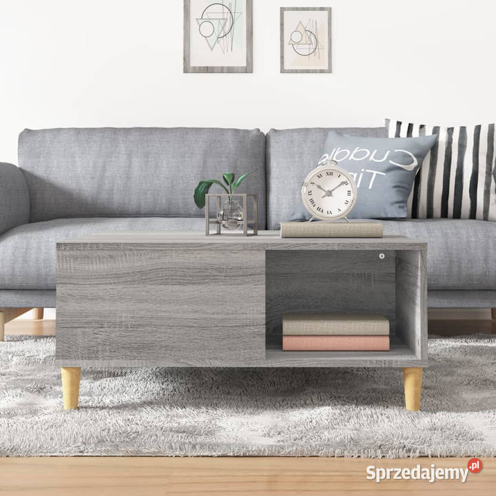 Stolik kawowy szary dąb sonoma 80x80x365 Stoły mazowieckie Warszawa sprzedam