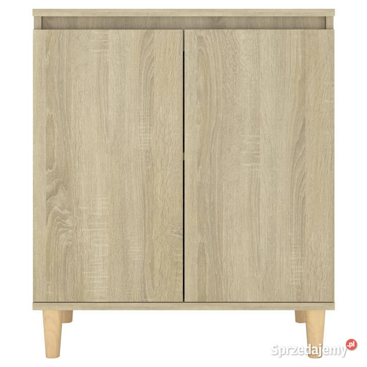 Szafka z drewnianymi nóżkami dąb sonoma 60x35x70 Pozostałe Warszawa