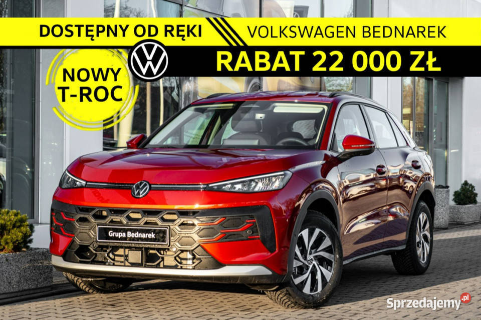 Volkswagen TRoc NOWY TROC 2025 Wersja Life 15 T-Roc łódzkie Łódź