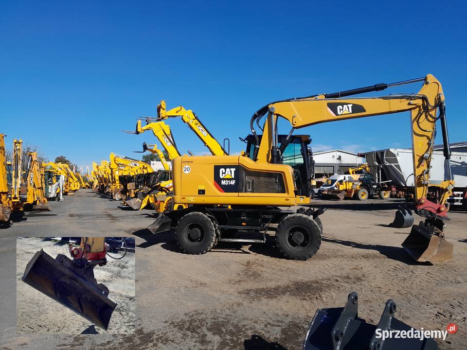 CAT M314F 2018R KOPARKA KOŁOWA KOŁÓWKA M318F JCB nie Krotoszyn