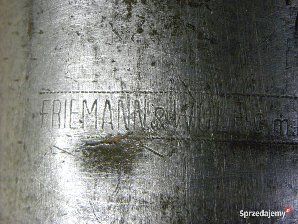 Stara niemiecka lampa karbidowa Friemann Wolf dolnośląskie