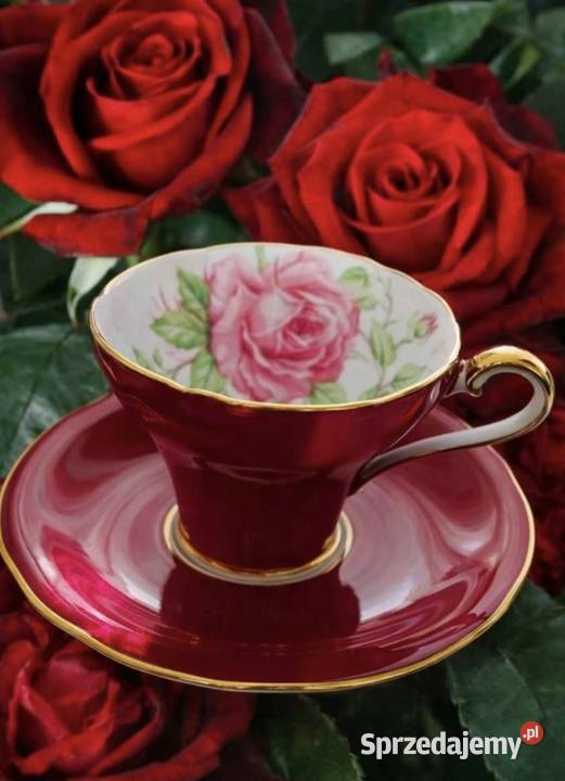 AYNSLEYantyczna filiżanka do herbatyporcelana