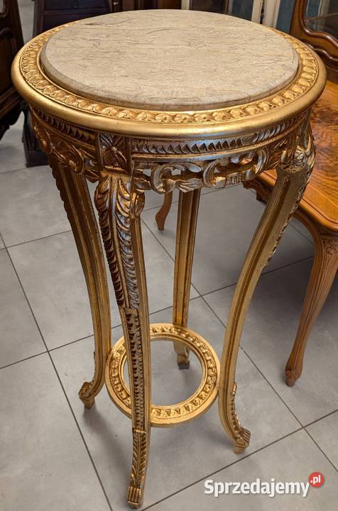 Piękny wysoki stolikkwietnik wys111 złotysklep Dąbrowa Górnicza sprzedam