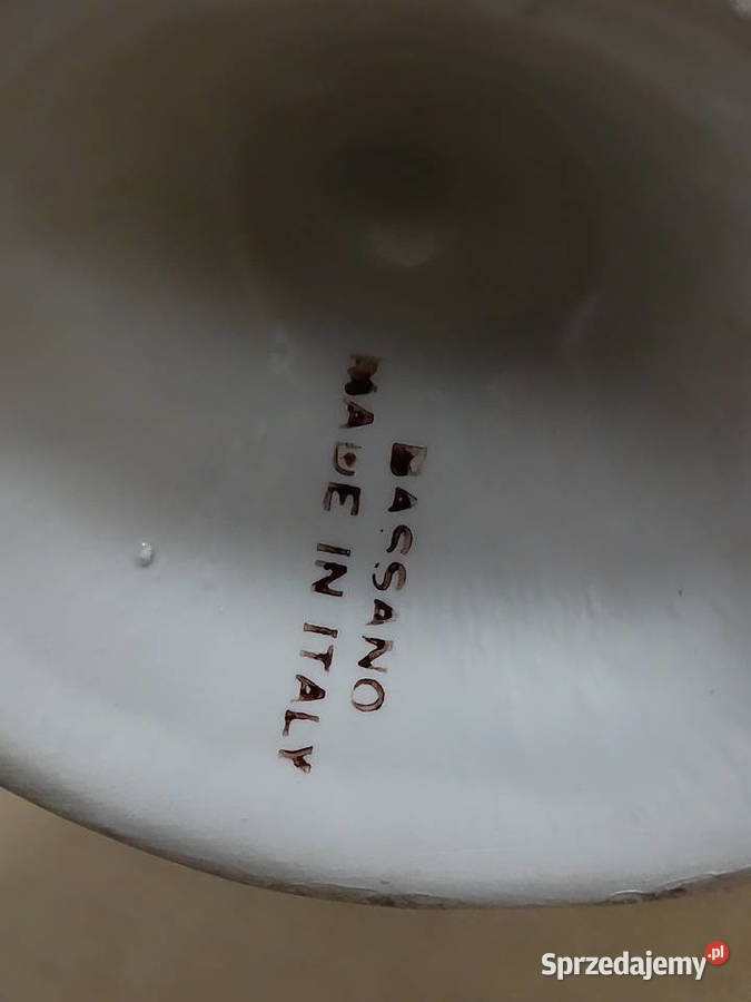 Włoski dzbanek wazon ceramiczny Bassano Made in lubelskie Biłgoraj