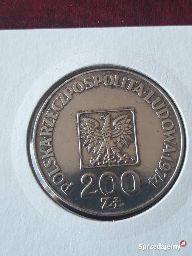 200 XXX Lat PRL 1974 r 20 około mennicze Konin
