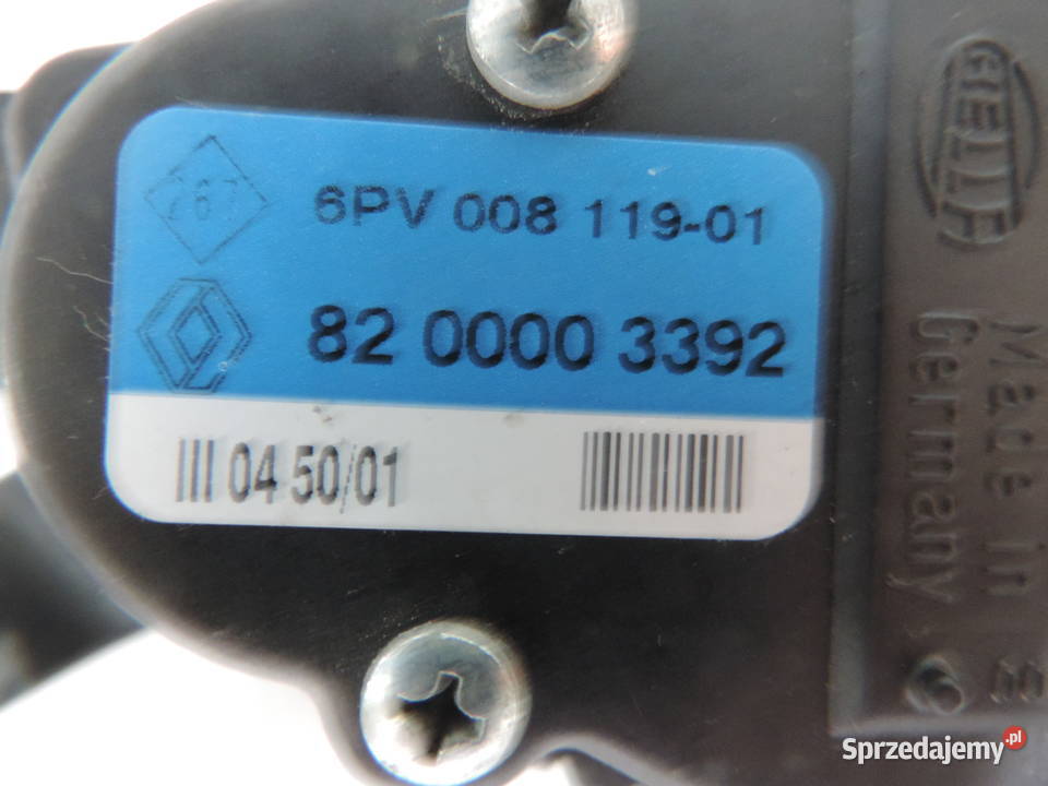 RENAULT LAGUNA 2 19 DCI PEDAŁ GAZU POTENCJOMETR