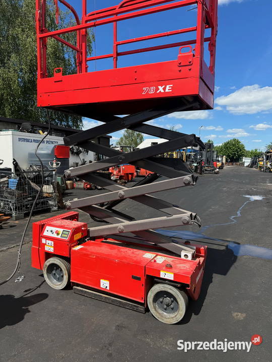 zwyżka podnośnik nożycowy MANITOU 78XE 24V 230 Działoszyn