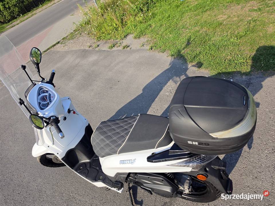Kymco Peoples 50 4t na dużych 16 kołach z szybą wielkopolskie