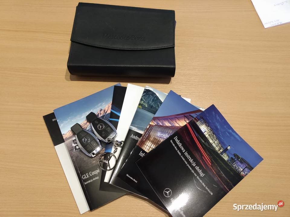 FVAT 23MercedesBenz GLE CoupeAMG 43 4MATIC Salon czarny Kozy