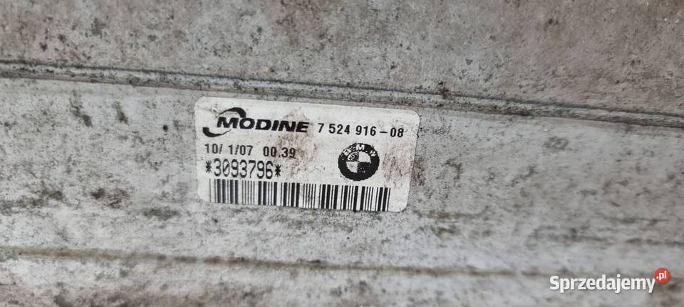 KOMPLET CHŁODNIC BMW SERIA 1 E87 osobowe Motoryzacja sprzedam