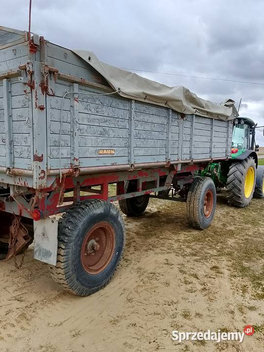 Przyczepa wywrotka 3 stronna 9 ton braun kujawsko-pomorskie Grudziądz