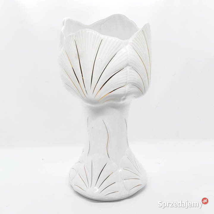 Duży porcelanowy wazon donica Bogucice Polska Porcelana i szkło mazowieckie Warszawa
