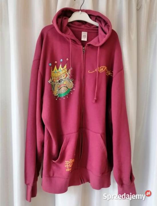 bluza z kapturem raglan kolorowy Bluzki i koszule