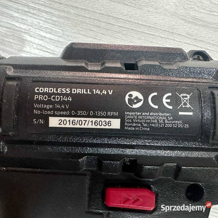Wkrętarka Mastery PROCD144 144V Elbląg
