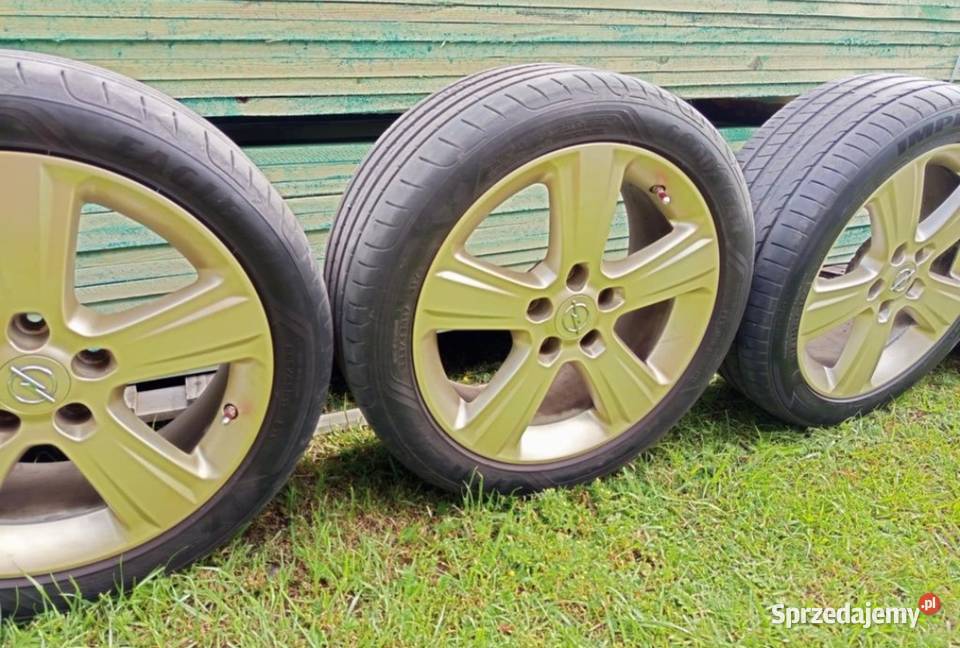 Złote Koła Alu z Oponami 17 5x110 OPEL SAAB