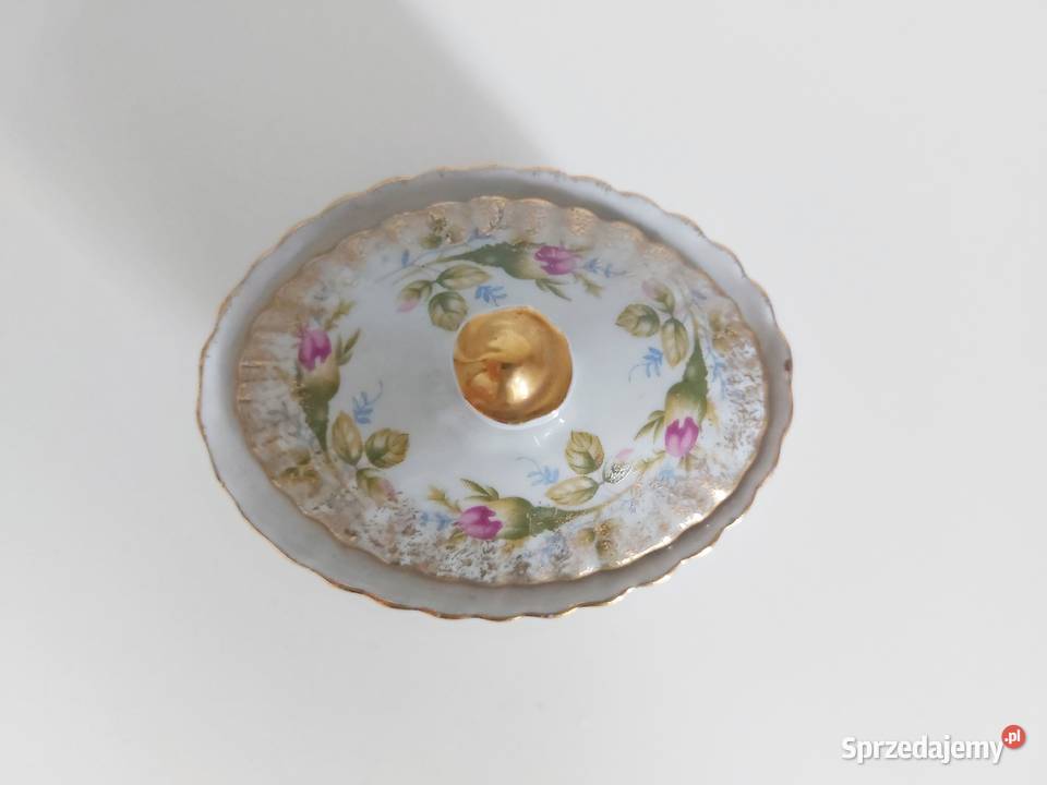 porcelana Iwona szkatułka Chodzież biała z Poznań