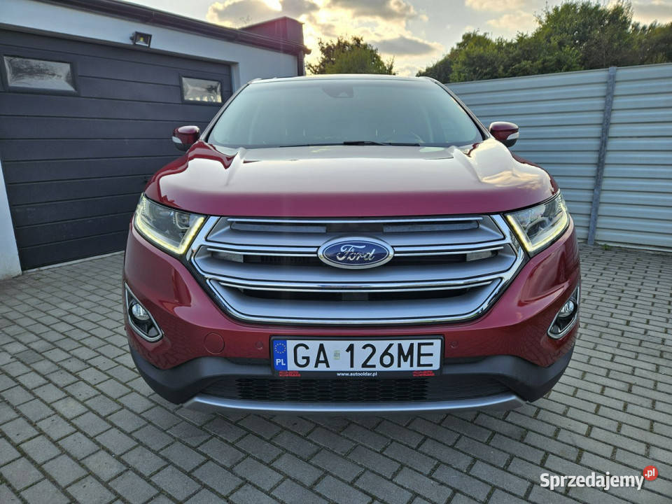 Ford EDGE 20 180 TITANIUM manual BEZWYPADEK bluetooth Gdynia