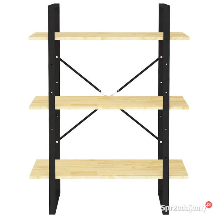 3poziomowy regał na książki 80x30x105 lite sprzedam