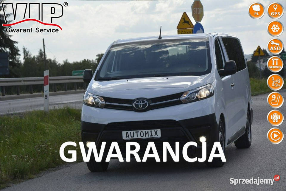 Toyota ProAce 20D4D L3H1 9 osobowy Polski Salon 1997cm3 Sędziszów Małopolski