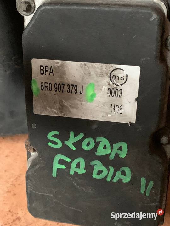 ABS Fabia II 6R0907379J pompy hamulcowe Margonin