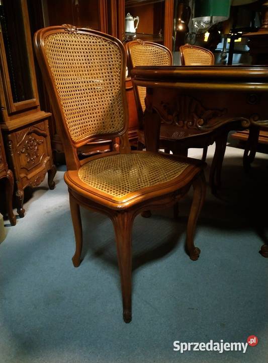 Francuski komplet rozkładany stół 6 krzeseł podlaskie Białystok