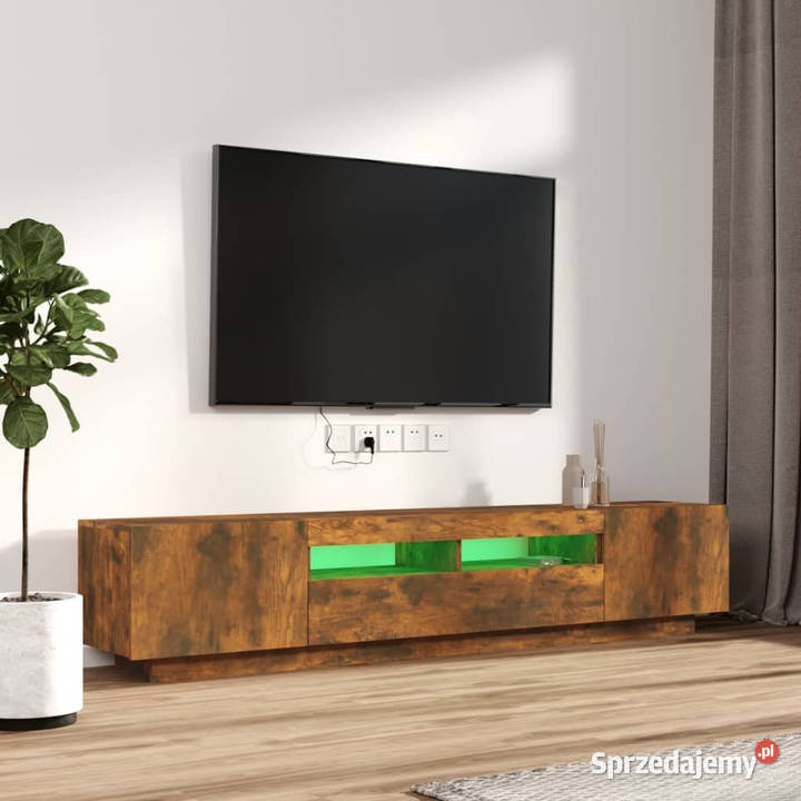 Zestaw 2 szafek TV z oświetleniem LED mazowieckie Warszawa