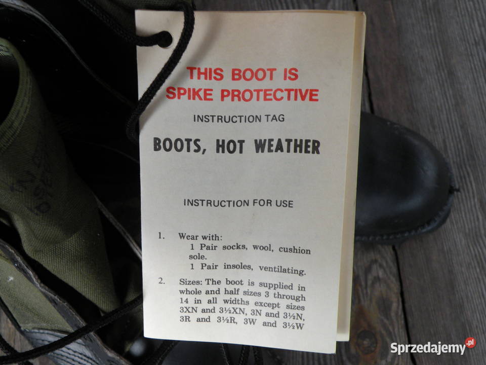 Buty Us Army Jungle boots 5XN