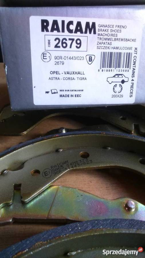 Szczęki hamulcowe OPEL Układ hamulcowy Ciechanów